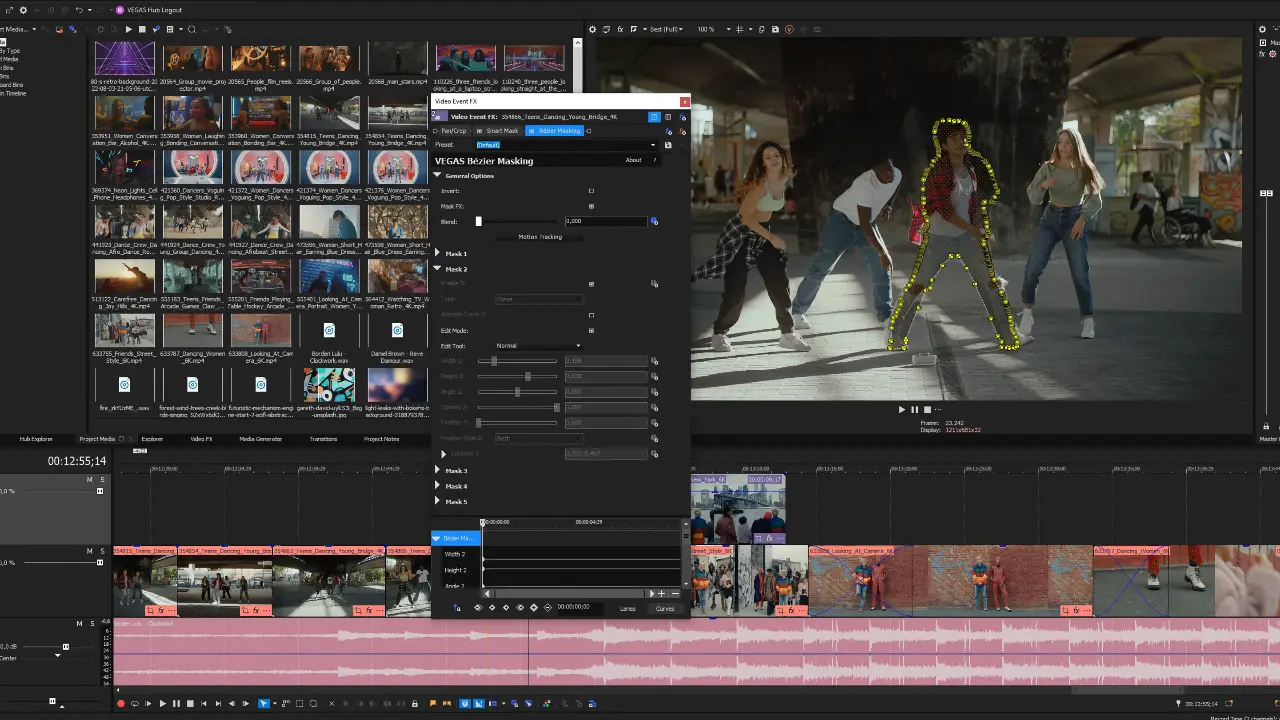 vegas pro 20 multiple_smart-masks-gui